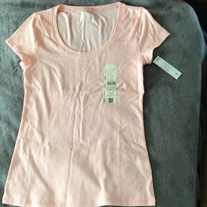 No Boundaries Light Pink Short Sleeve Tee
